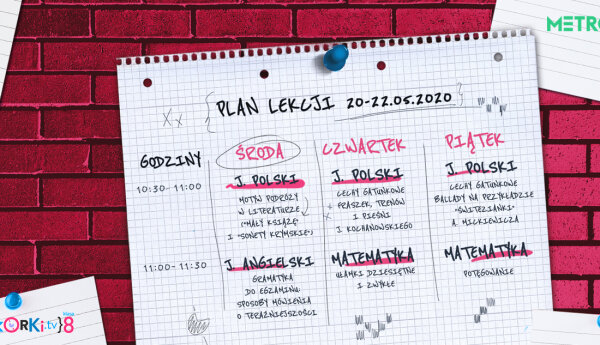 Korki.tv 8 klasa PLAN LEKCJI 20-22.05