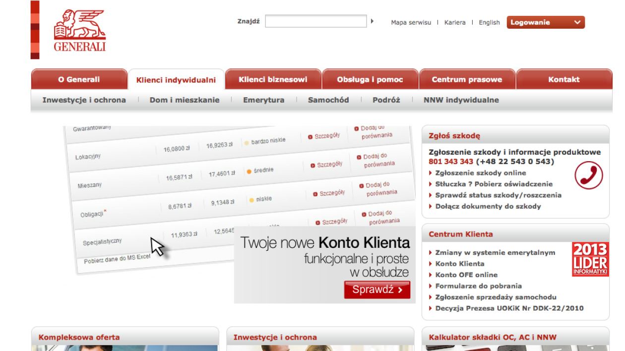 UOKiK nakłada karę na Generali. Za nieprecyzyjne umowy ubezpieczeń na życie