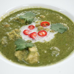 Curry z zielonym groszkiem